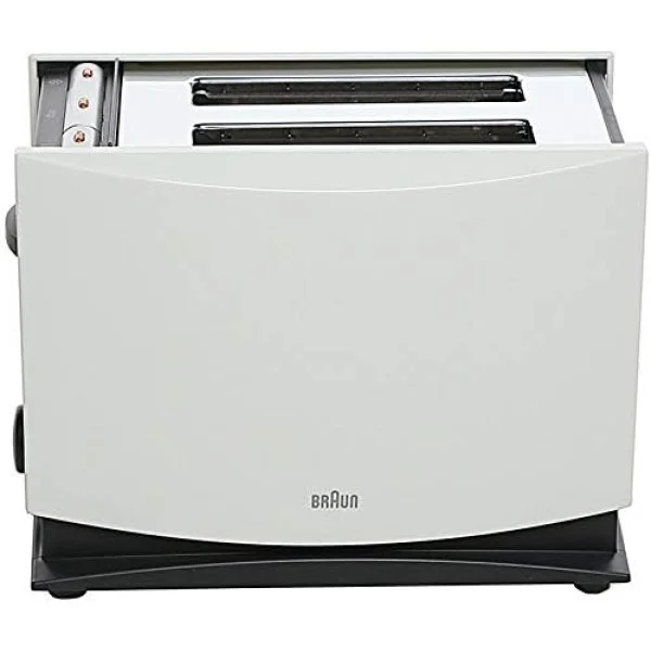 Braun 100Watts, 2 Slice MultiToast Toaster, White - HT 400